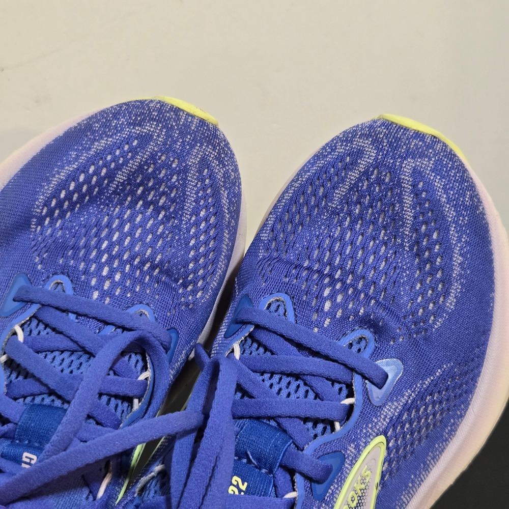 Brooks Glycerin GTS 22 Running Shoes Womens 8.5B Blue Lime Sneakers 1204351B440 - Picture 7 of 12